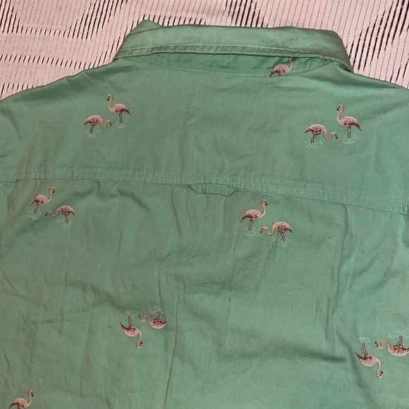 Urban Pipeline Men’s Flamingo Detail Button-Down Collared Shirt sz Medium - Picture 6 of 7